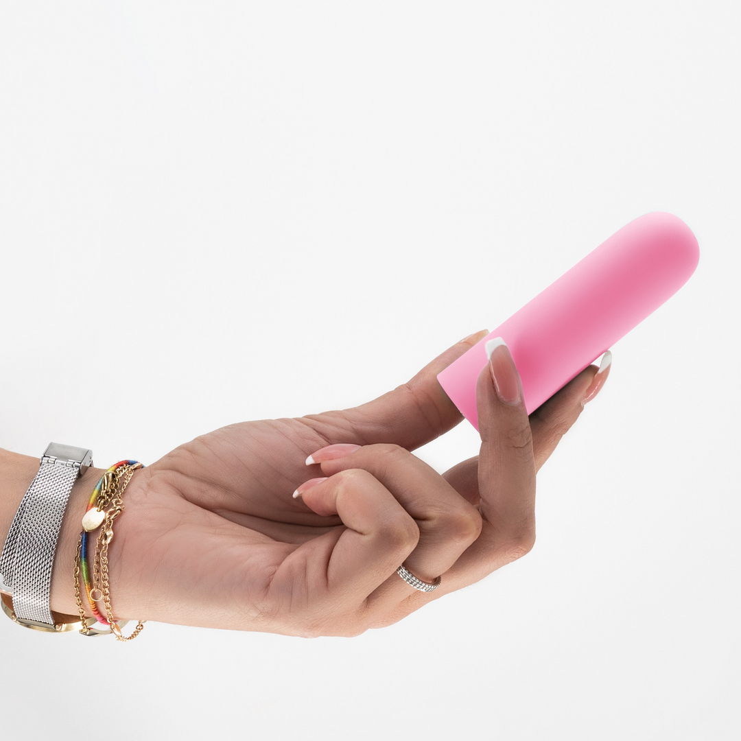Quackers - USB Oplaadbare Vibrerende Bullet - Roze