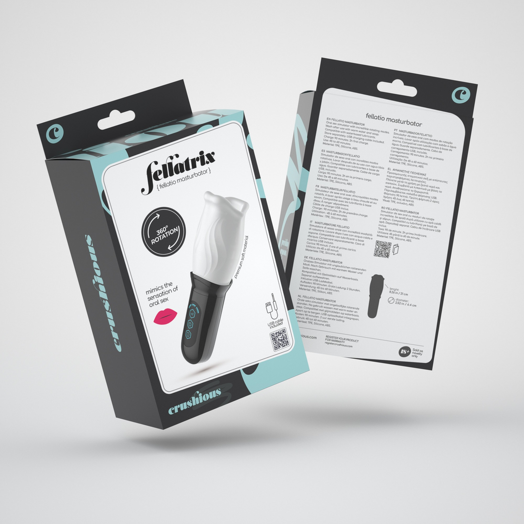 Fellatrix - Draaibare Mond Masturbator - Wit