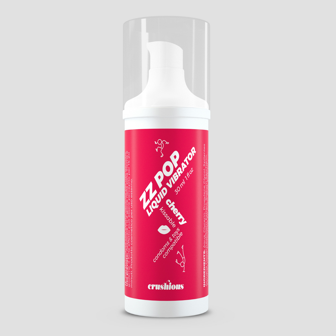 ZZ Pop - Kusbare Vloeibare Vibrator - Kers - 1 fl oz / 30 ml
