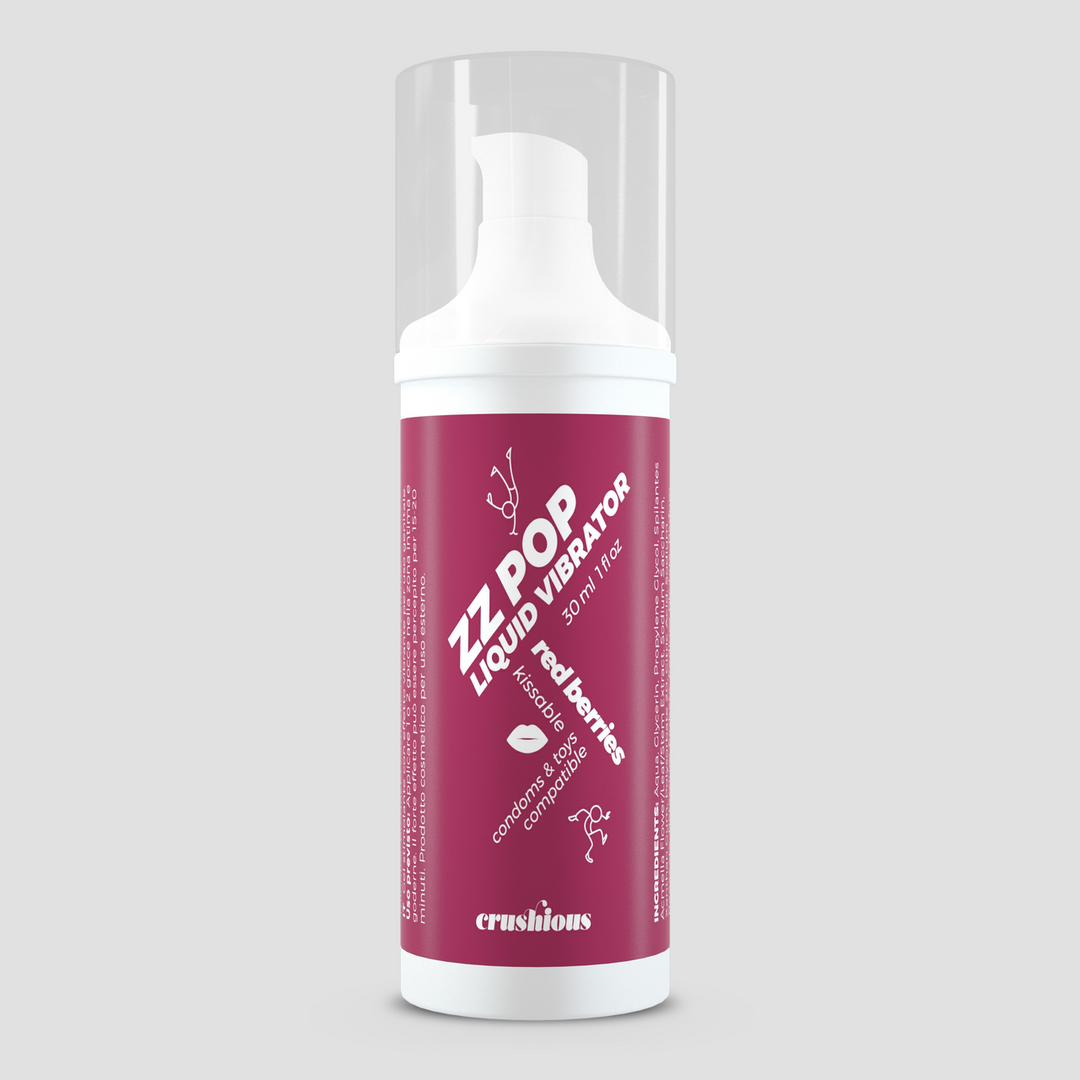 ZZ Pop - Kusbare Vloeibare Vibrator - Rode Bessen - 1 fl oz / 30 ml