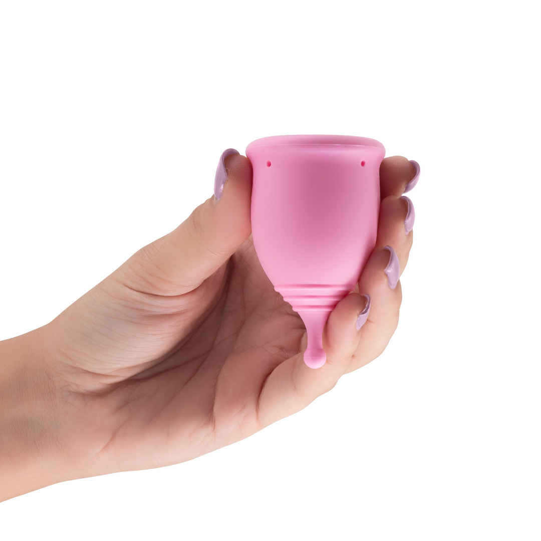 Minerva - Menstruatiecup met Zakje - XS - Roze