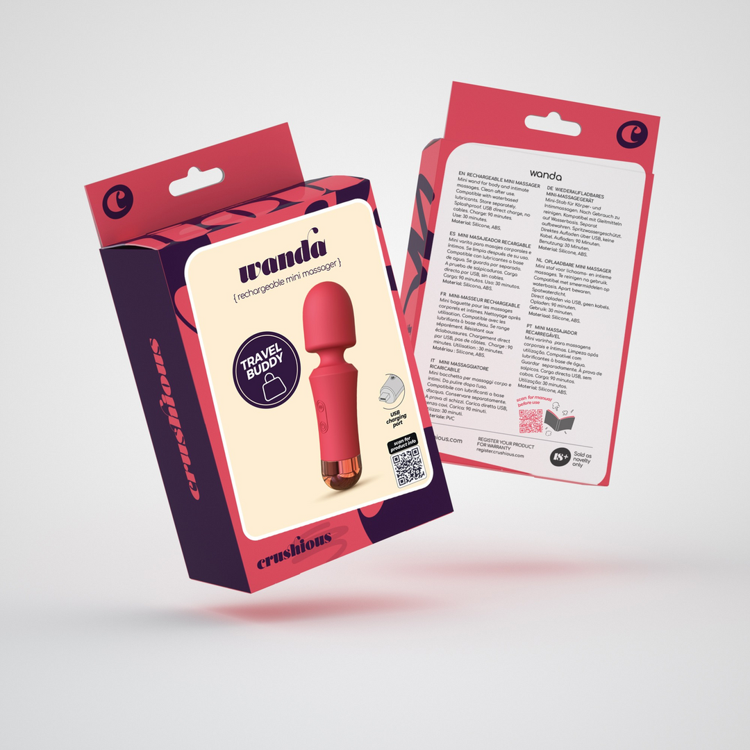 Wanda - Mini Oplaadbare Wand Massager - Terracotta
