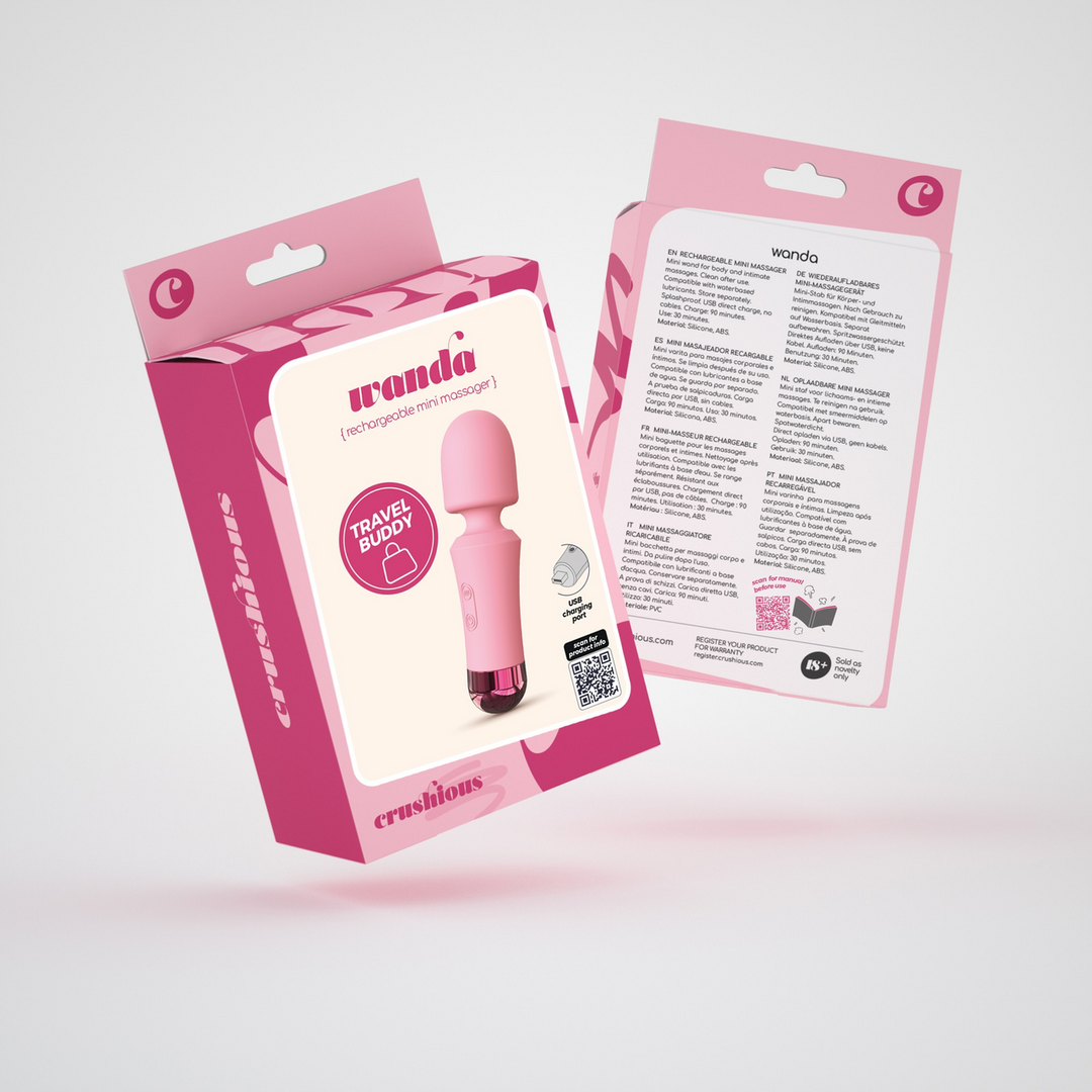 Wanda - Mini Oplaadbare Wand Massager - Roze