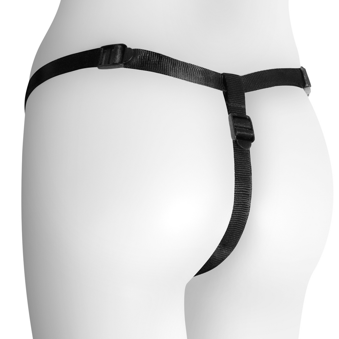 Snapper - Strap-on Harnas met Dildo - Zwart