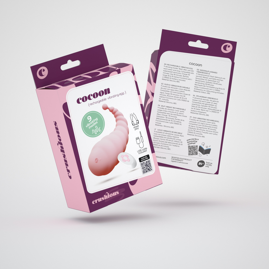 Cocoon - Oplaadbaar Vibrerend Ei met Afstandsbediening - Roze