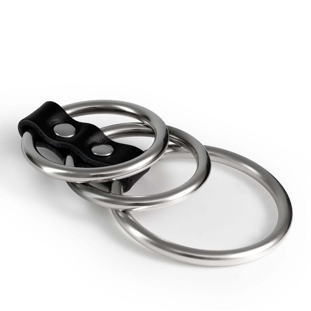 Saruman - Metalen Cockring Set - Zilver