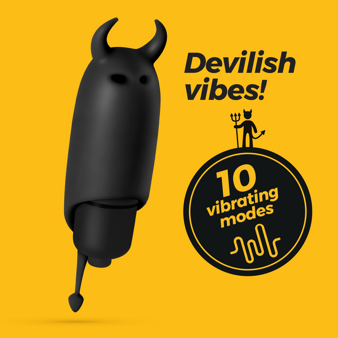 O-Pet Devil - Vibrerende Bullet - Zwart