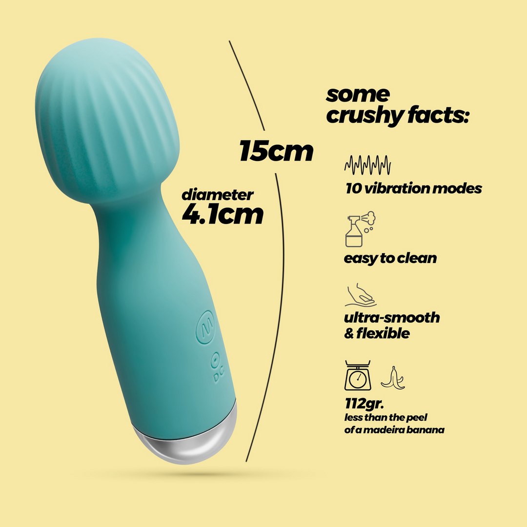 Wanderlust - Mini Wand Massager - Muntgroen