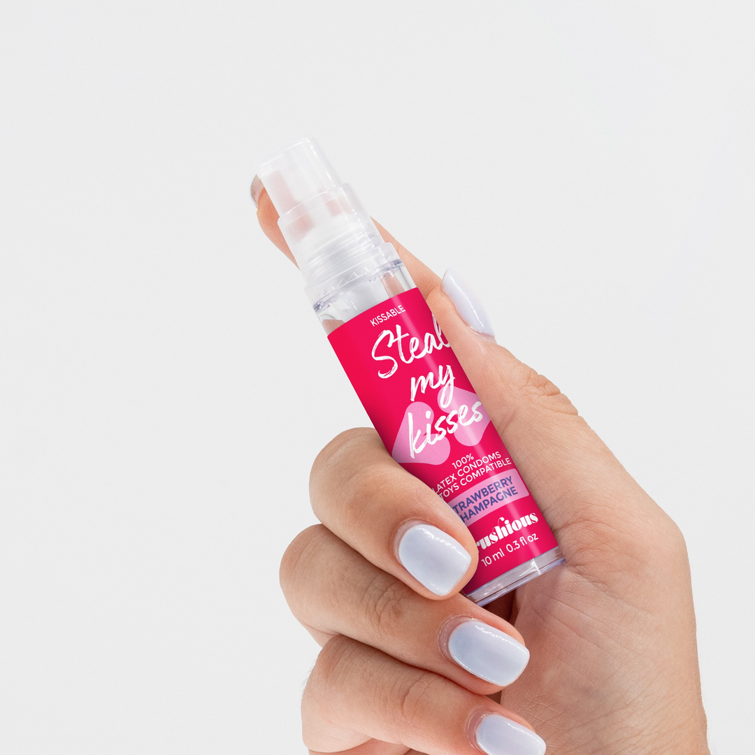 Steal My Kisses - Glijmiddel - Aardbeien Champagne Smaak - 0,3 fl oz / 10 ml