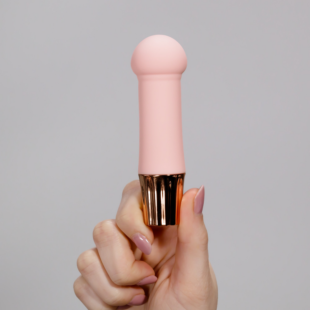 Mellow Puff - Mini Wand Vibrator - Roze