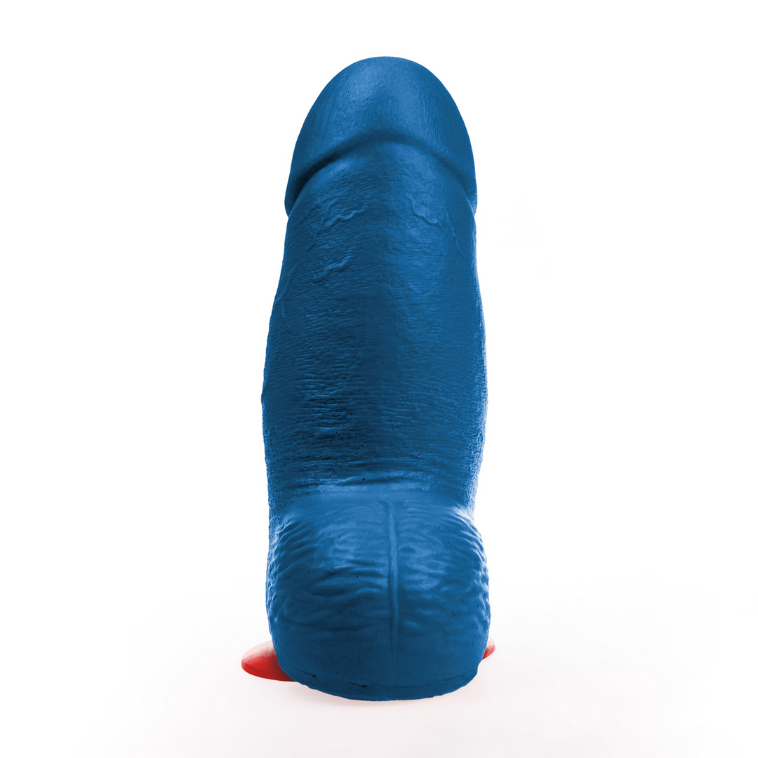 Dagr XL - Realistische Dikke Dildo met Ballen - 21 cm - Blauw