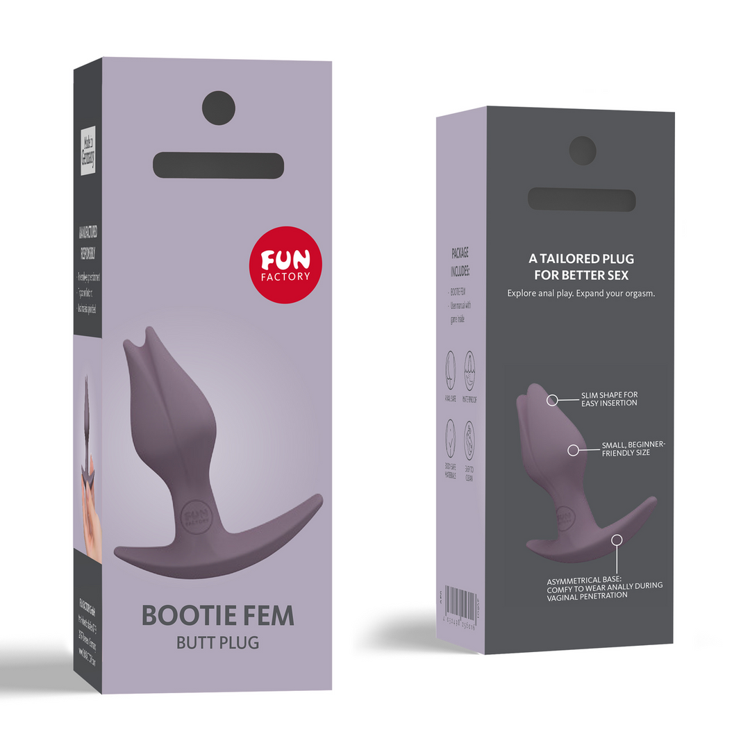 Bootie Fem - Butt Plug - Donker Taupe