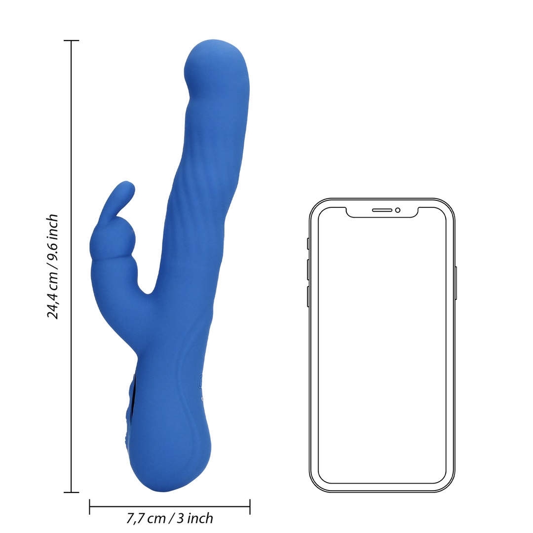 Wiggle Rabbit Vibrator - Jetset Blauw
