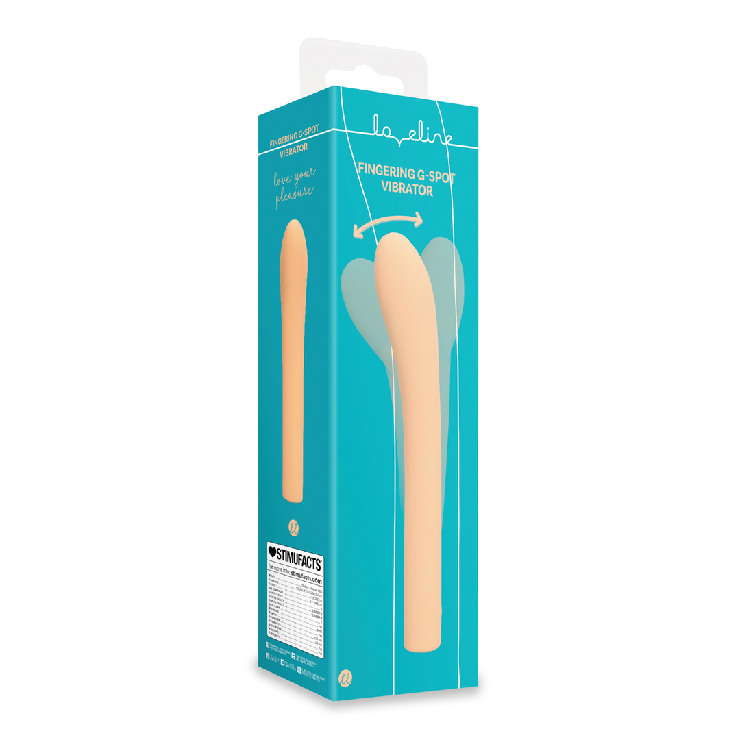 Vinger G-Spot Vibrator - Perzik Fuzz