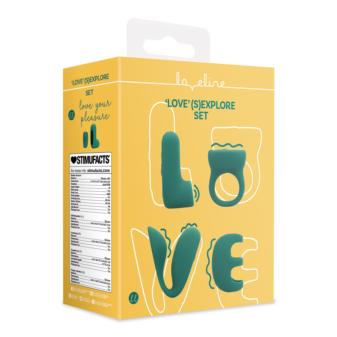 LOVE' (S)explore Set - Green Crystal