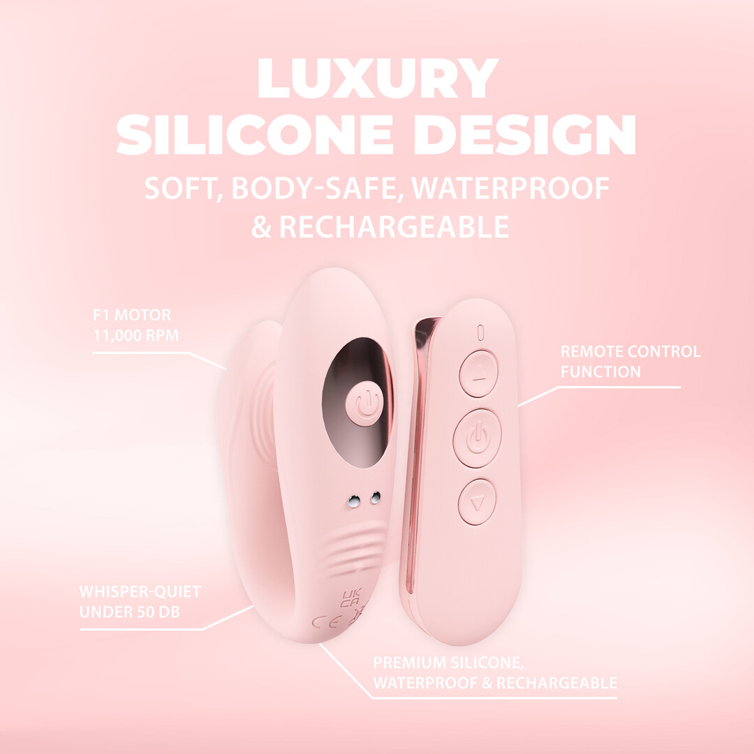 Charme - Afstandsbediening Dubbele Motor Vibe - Roze