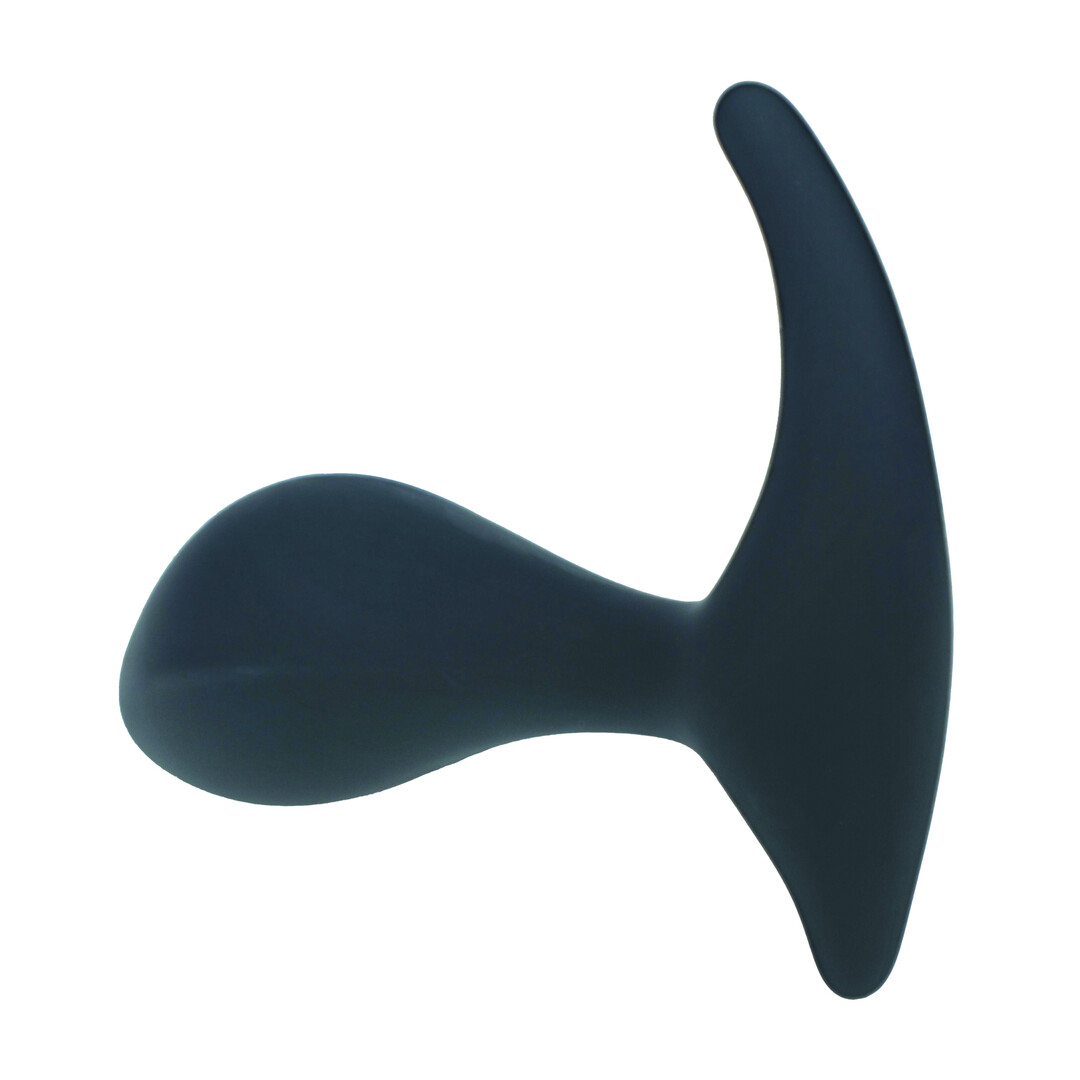 Enkele Golf Siliconen Prostaat Massager - Zwart