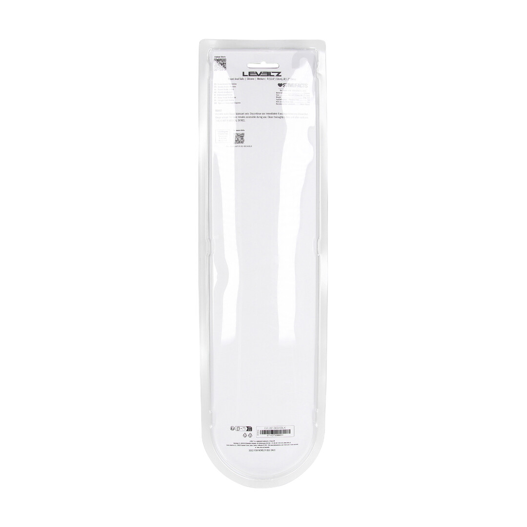 Ronde Siliconen Anale Ballen - M - 30mm - Zwart