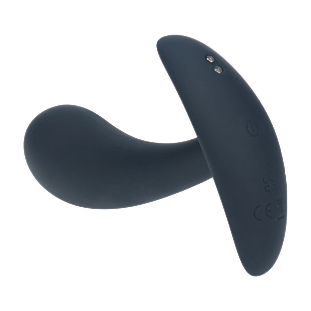 Levelz - Vibrerende Siliconen Prostaat Stimulator Anale Plug - M - Zwart