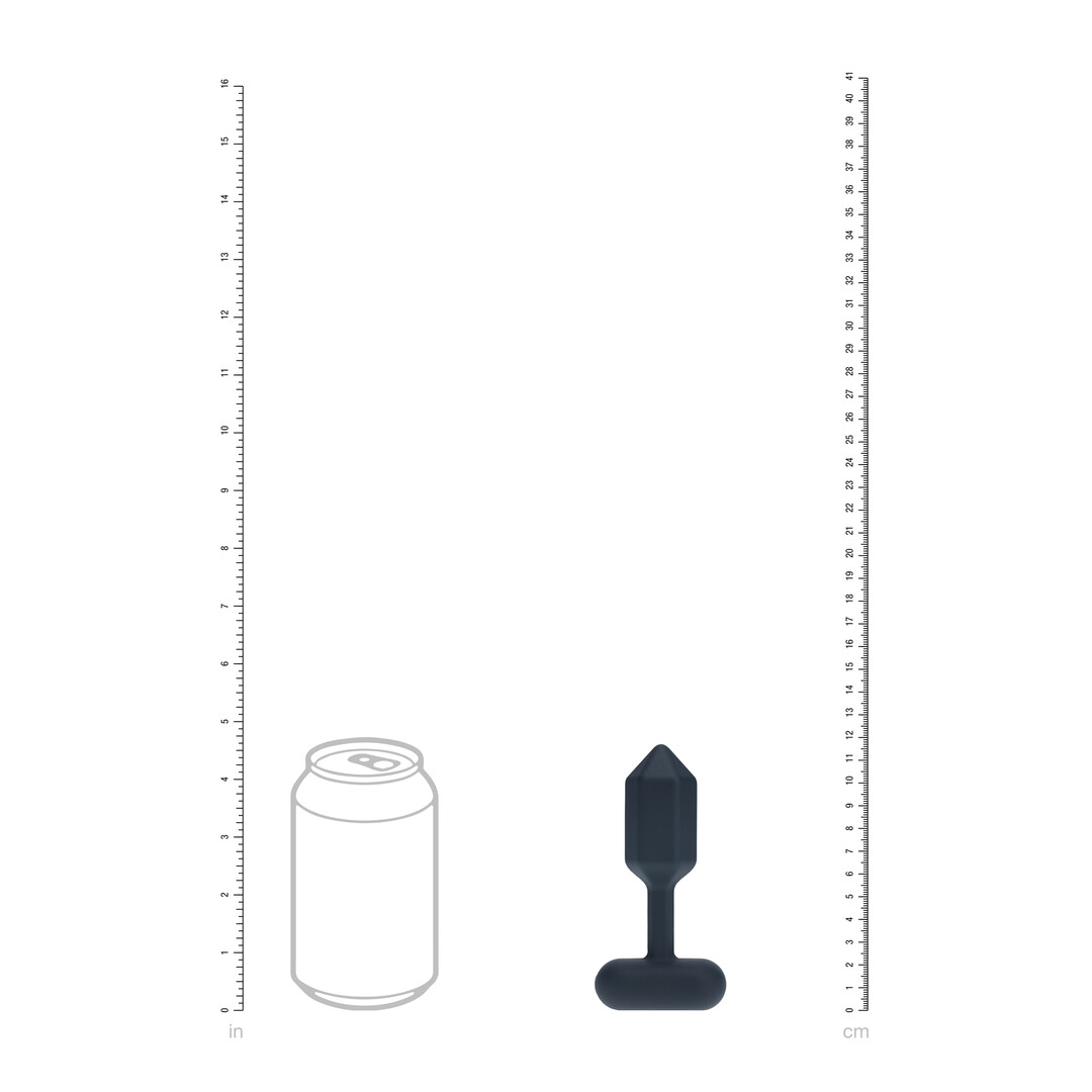 Levelz - Hexagonale Vibrerende Silicone Anale Plug - S - Zwart