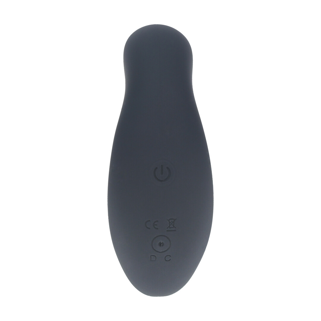 Levelz - Dual Motor Afstandsbediening Dual Motor Vibrerende Vloeibare Siliconen Prostaat Stimulator - Zwart
