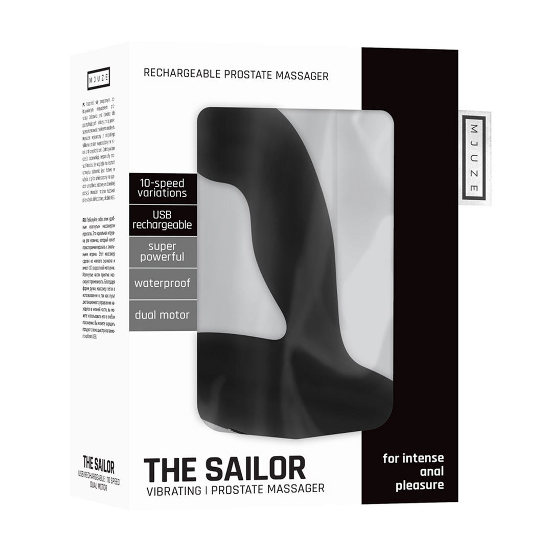 Mjuze - The Sailor - Vibrating Prostate Stimulator - Black
