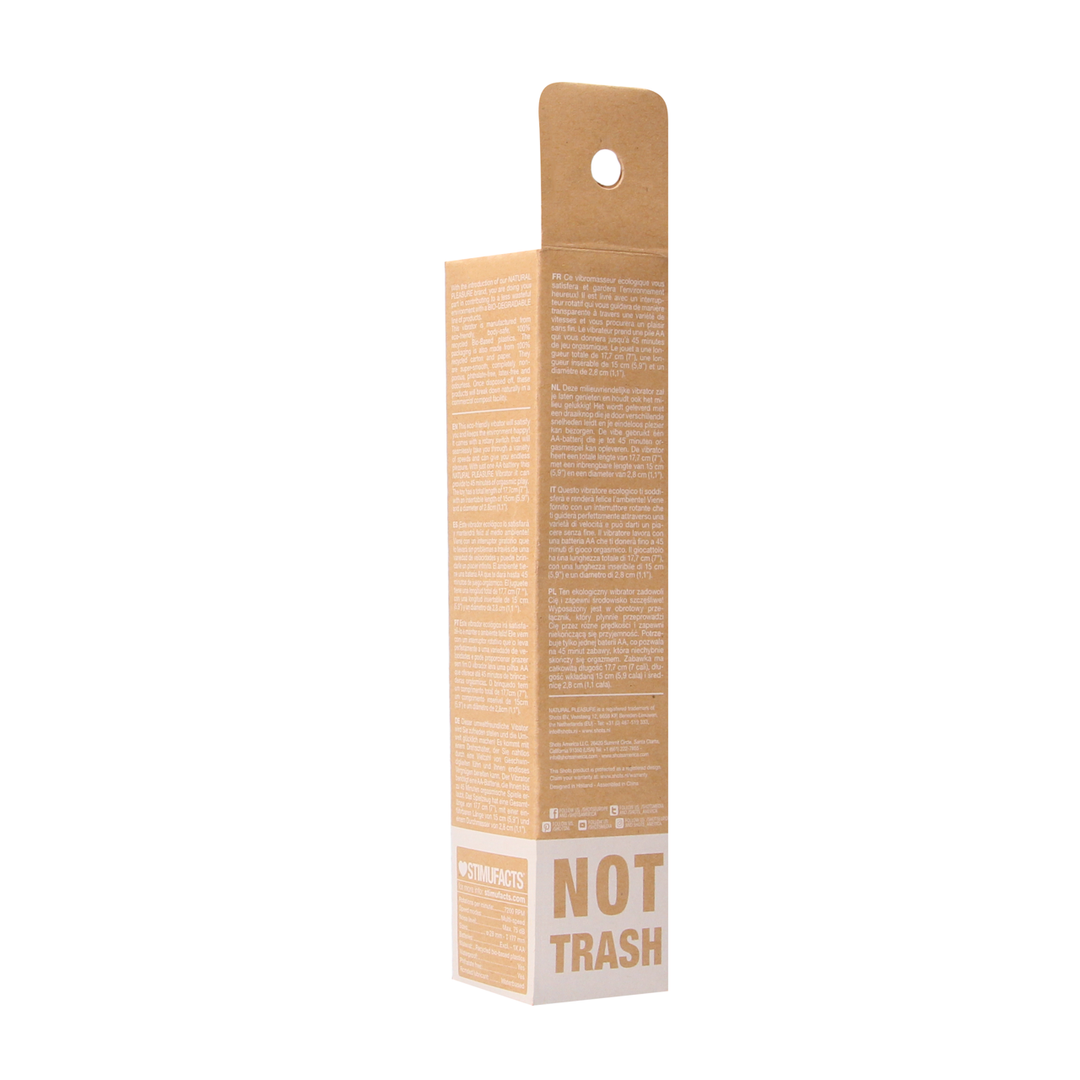 Natural Pleasure - Biologisch afbreekbare Vibrator - 7 / 18 cm