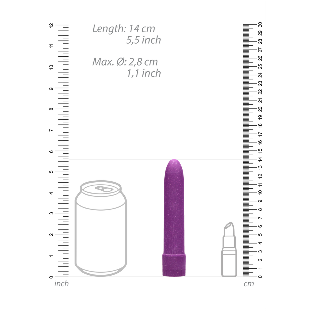 Natural Pleasure - Biologisch afbreekbare vibrator - 5.5 / 14 cm