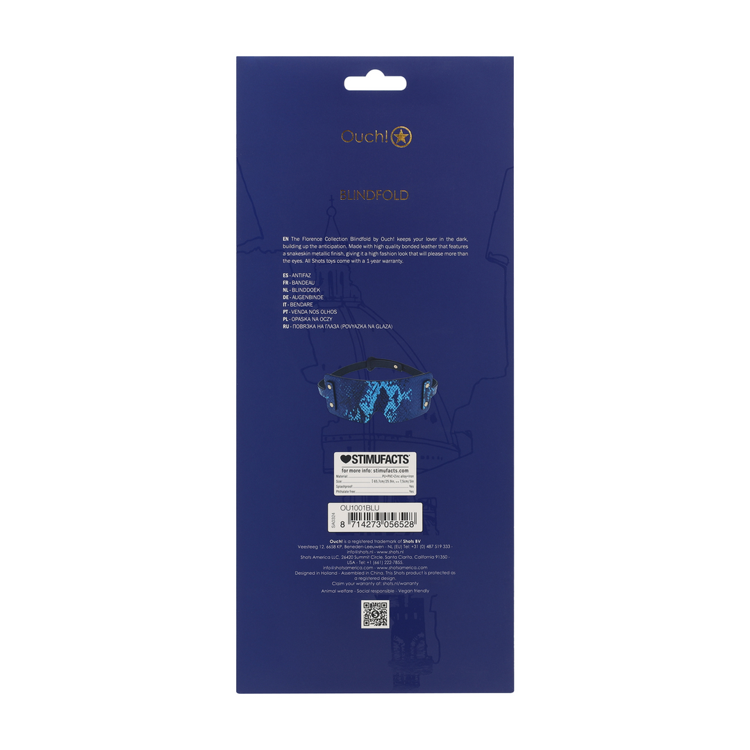 Florence Collectie - Blinddoek - Blauw