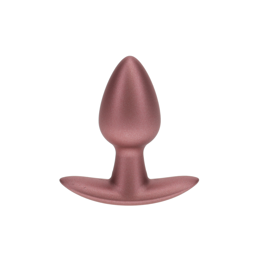 Ouch! - Zachte Silicone Anale Plug - Klein - 2,6 / 6,5 cm - Roségoud
