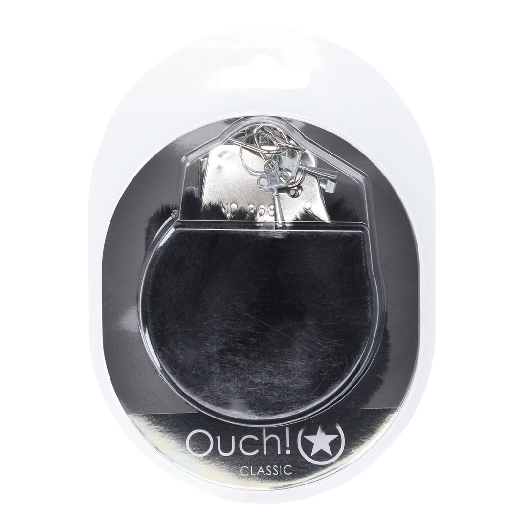 Classic Fluffy Handcuffs - Black