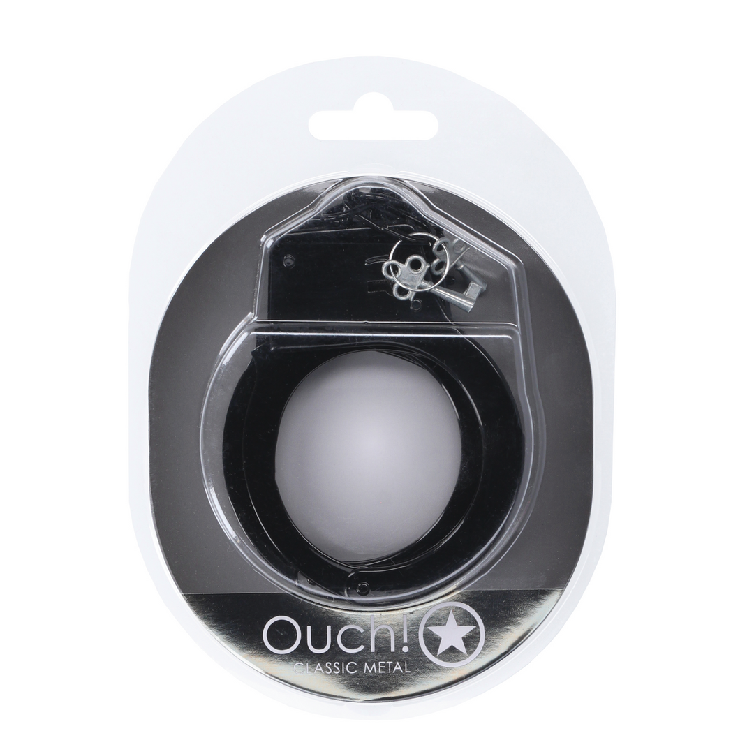 Classic Metal Handcuffs - Black