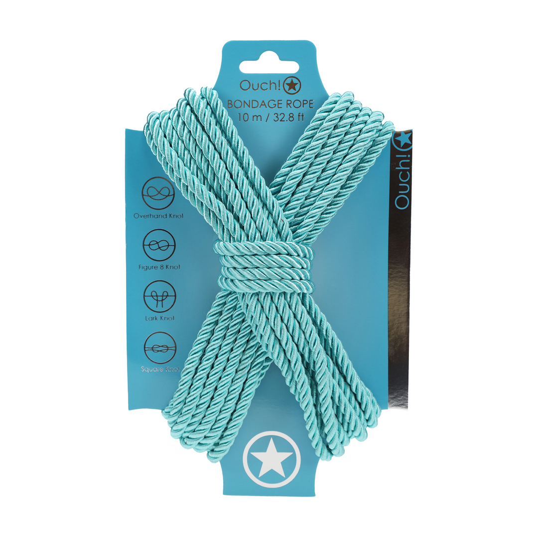 Polyester Bondage Touw - 10 m / 32,8 ft - Blauw