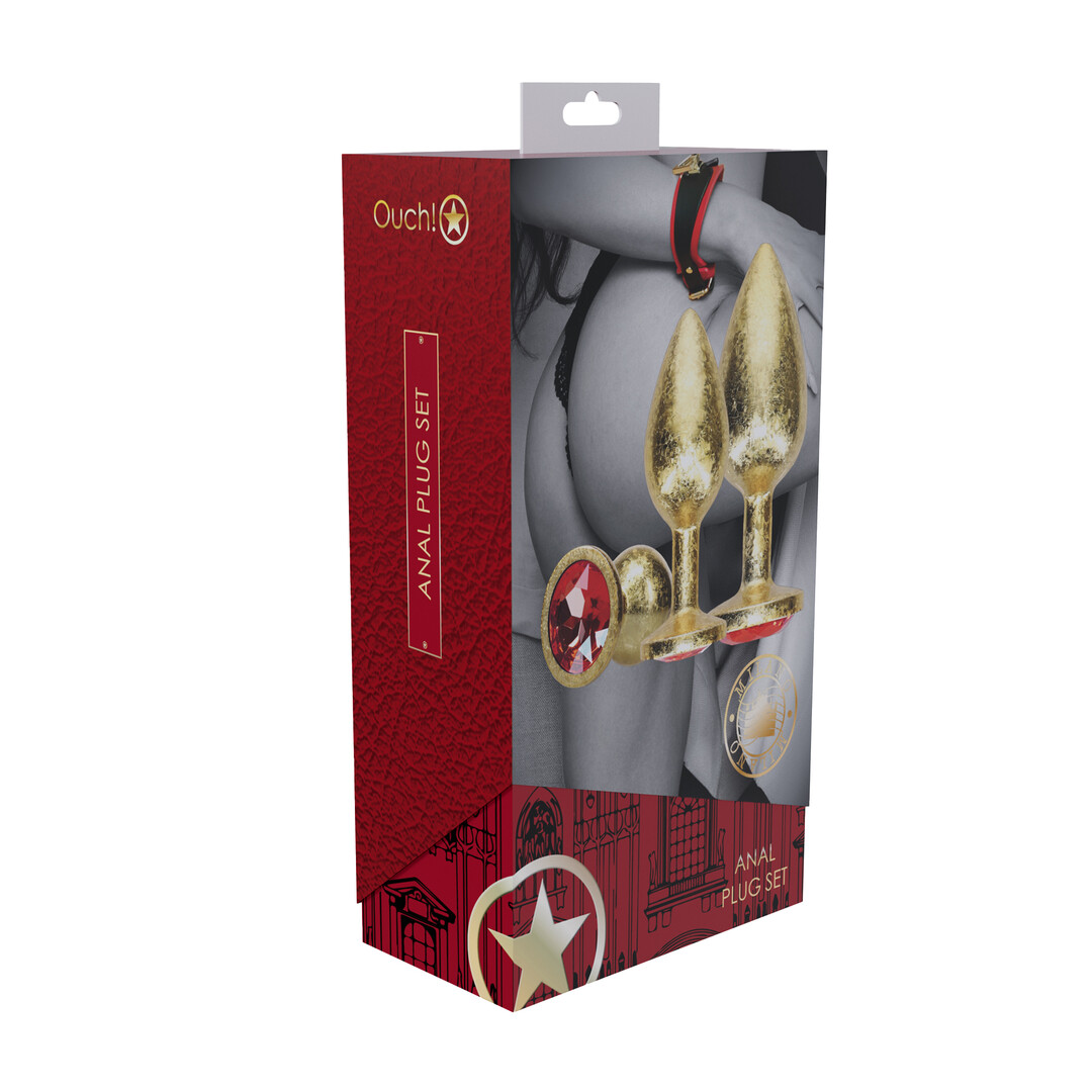 Milan Collection - Metalen Anale Plug Set - Goud