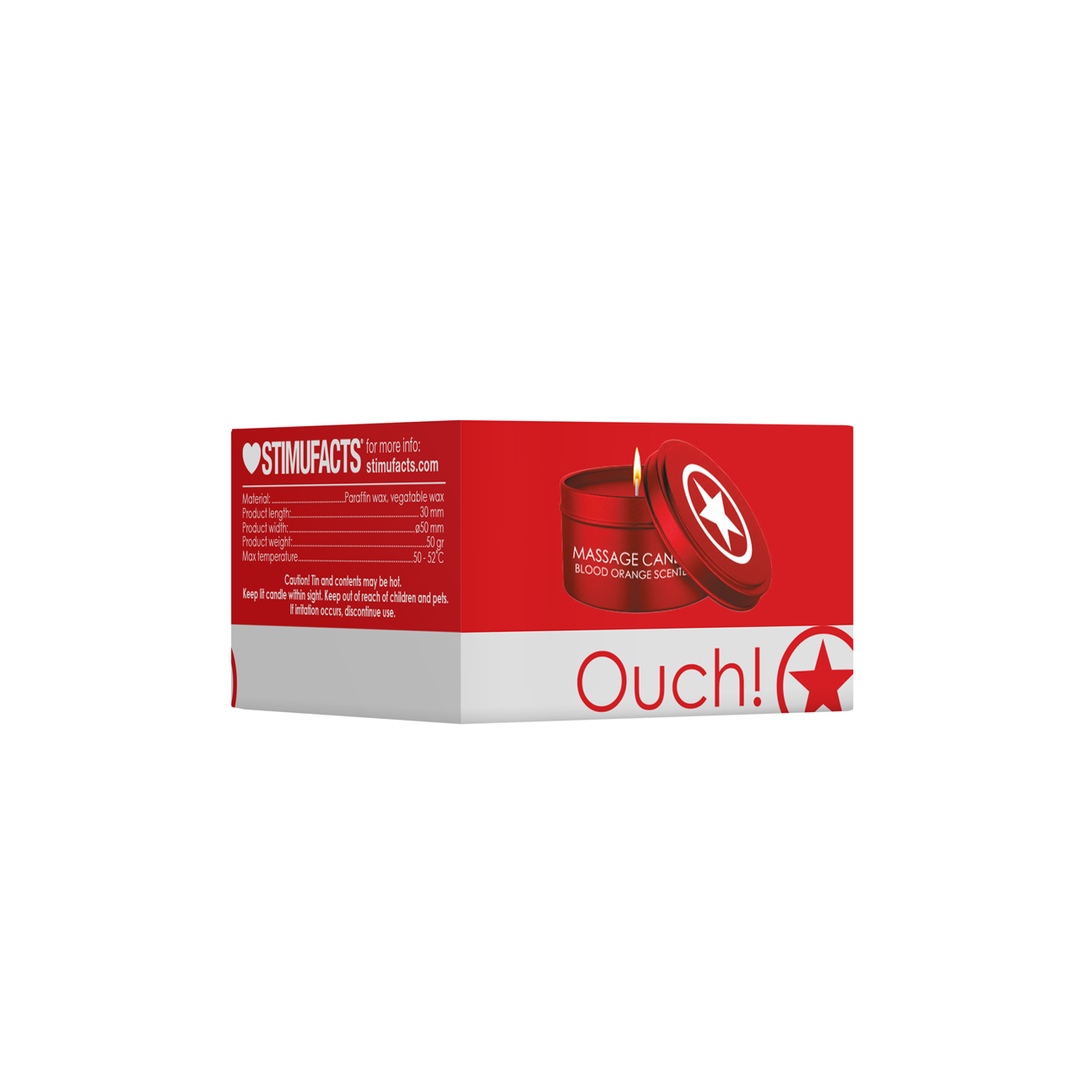 Ouch! - Massagekaars - Sinful - Rood