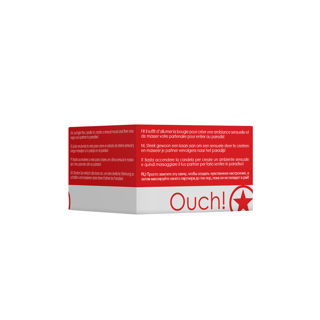 Ouch! - Massagekaars - Sinful - Rood