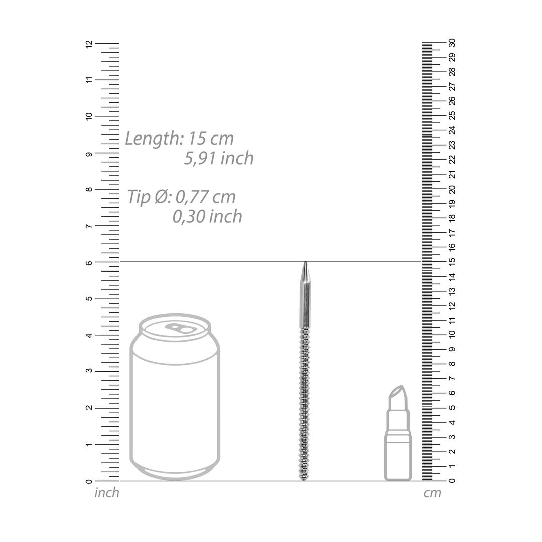 Roestvrijstalen Geribbelde Dilator - 0,3 / 8 mm