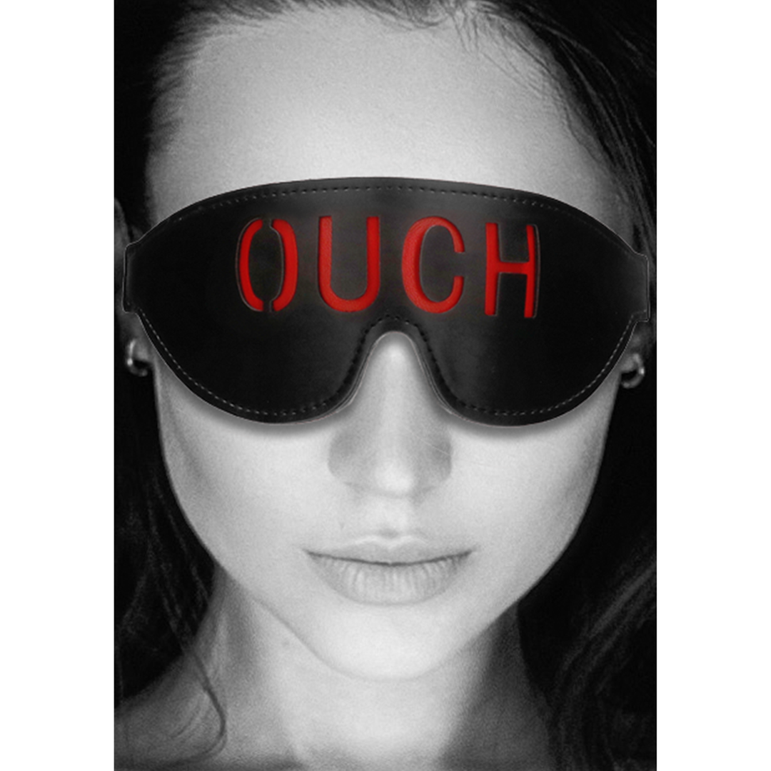 Black  White - Geheime Leren Oogmasker Ouch