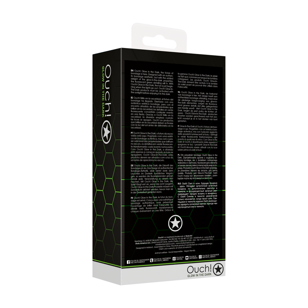 Lichaamsbedekkende Harnas - Glow in the Dark - S/M