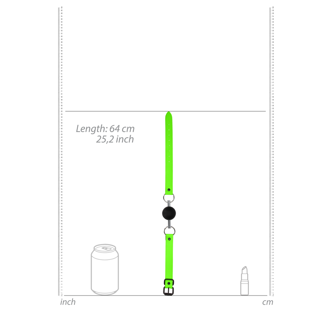 Massieve Ball Gag - Glow in the Dark