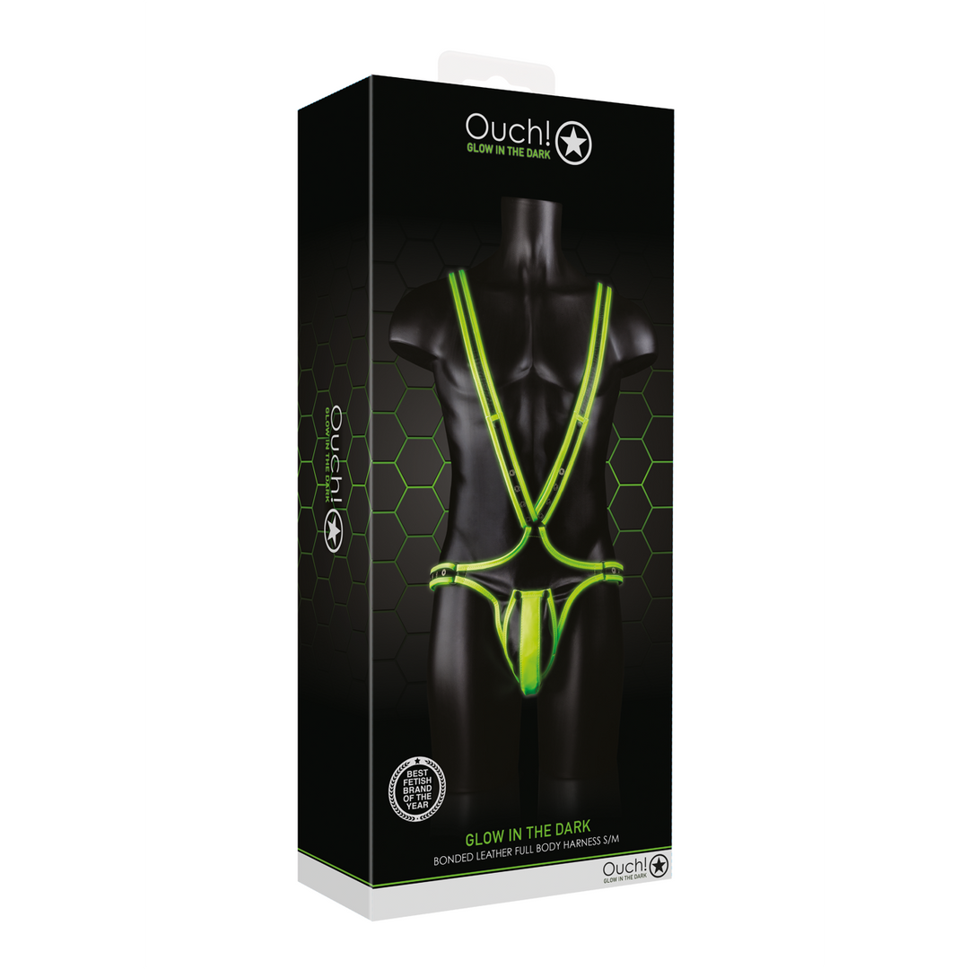 Lichaamsbedekkende Harnas - Glow in the Dark - S/M