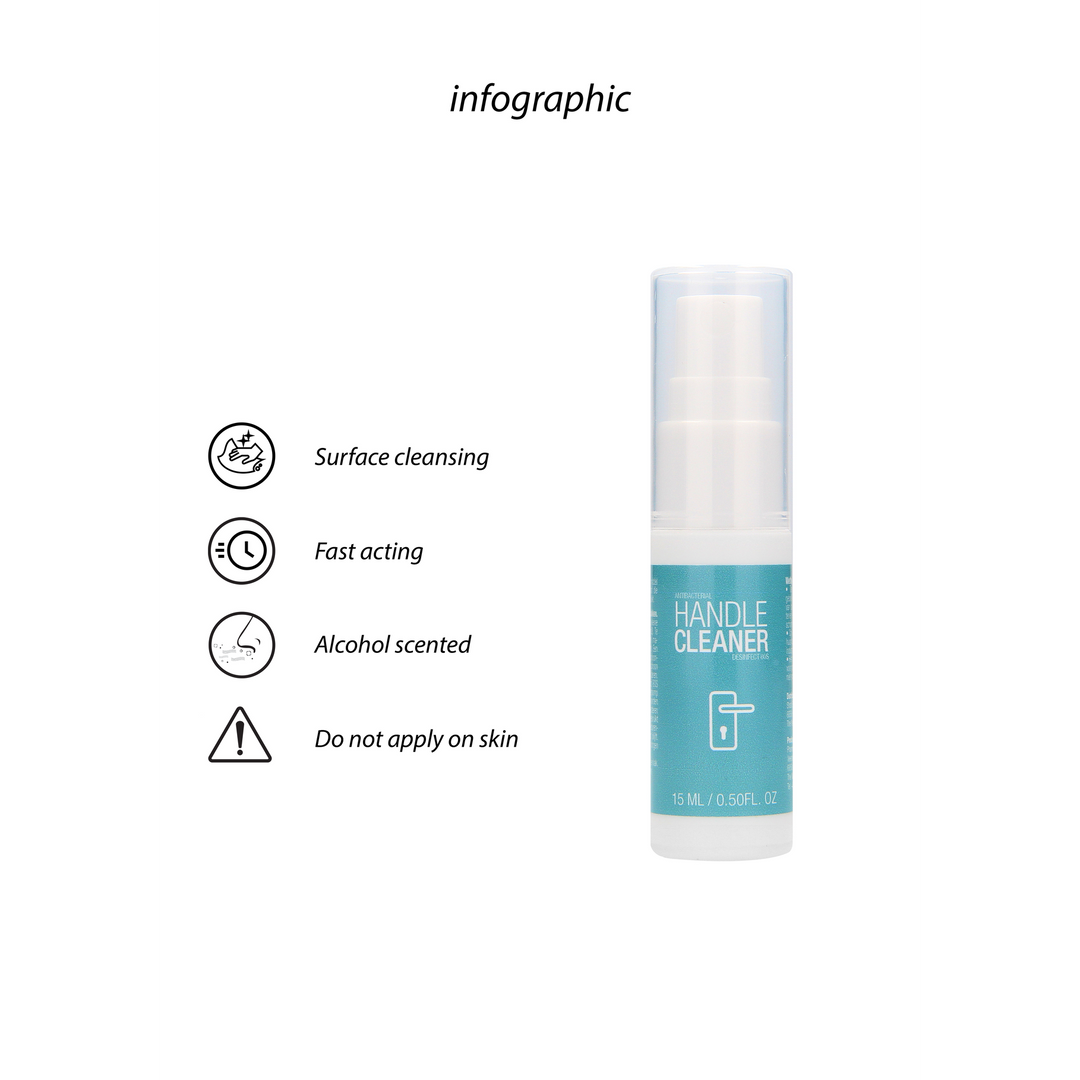 Pharmquests - Handle Cleaner - 0.5 fl oz / 15 ml