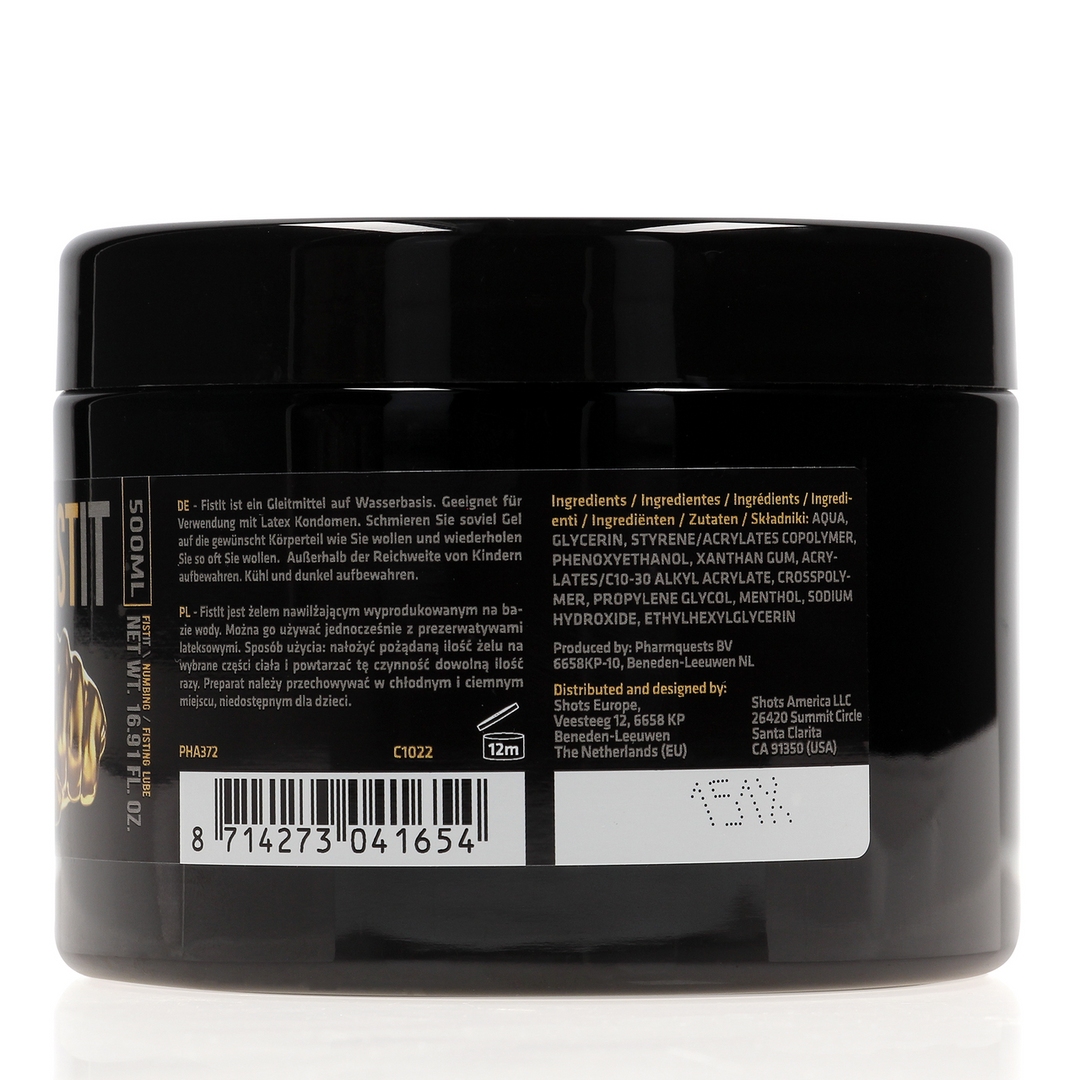 Fist It  - Verdoofd Glijmiddel - 17 fl oz / 500 ml