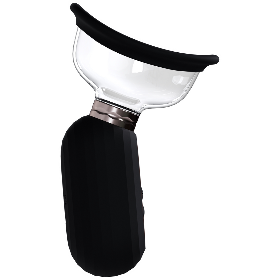 Pumped - Dazzling - Oplaadbare Vulva en Borst Pomp - Zwart