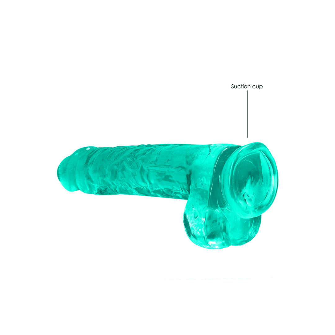 Crystal Clear - Realistisch Dildo met Ballen - 9 / 22 cm