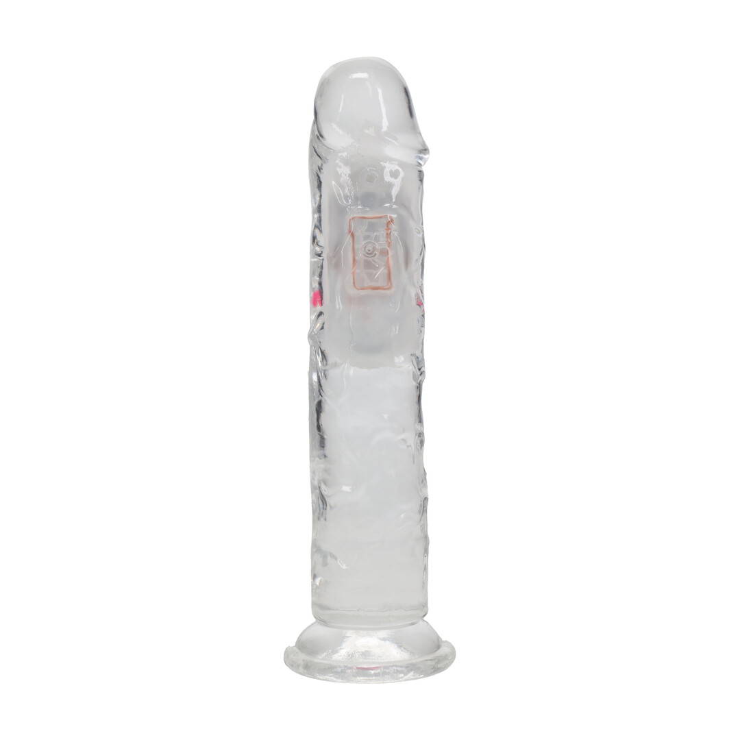 RealRock - LED Vibrerende Rechte Penis - 7 / 18 cm - Transparant