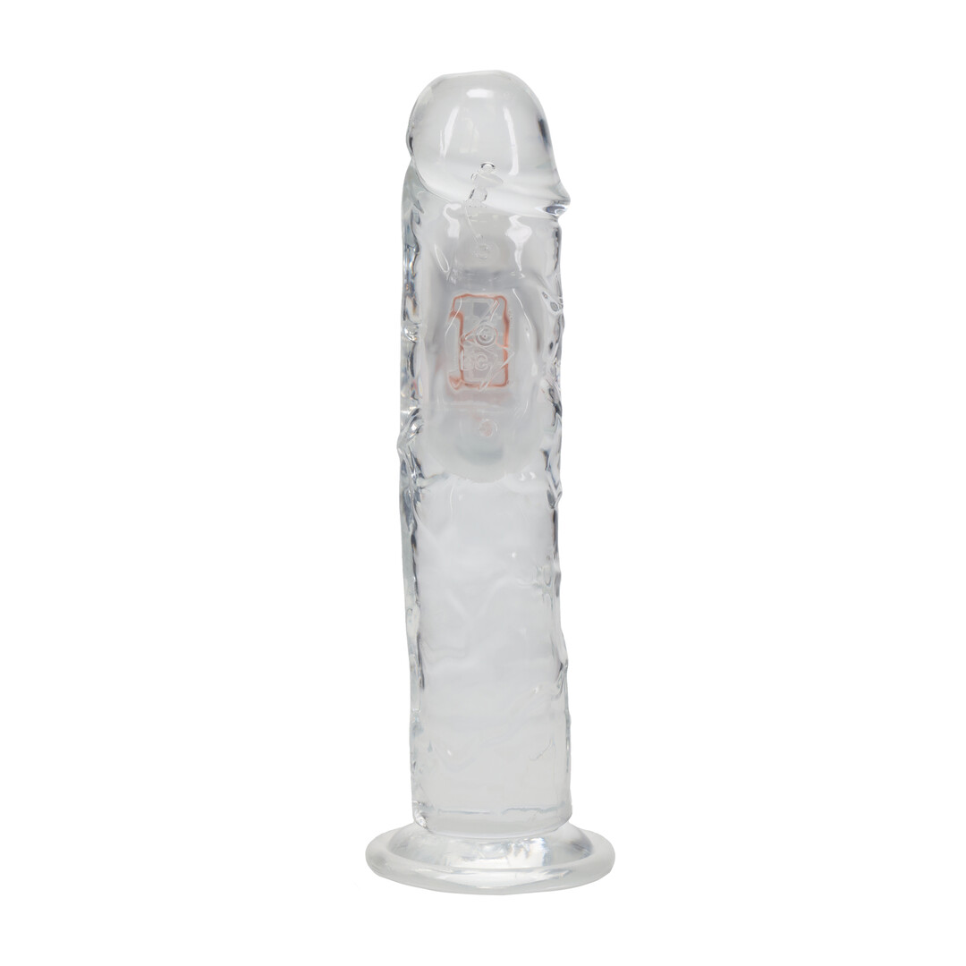 RealRock - LED Vibrerende Rechte Penis - 8 / 20 cm - Transparant