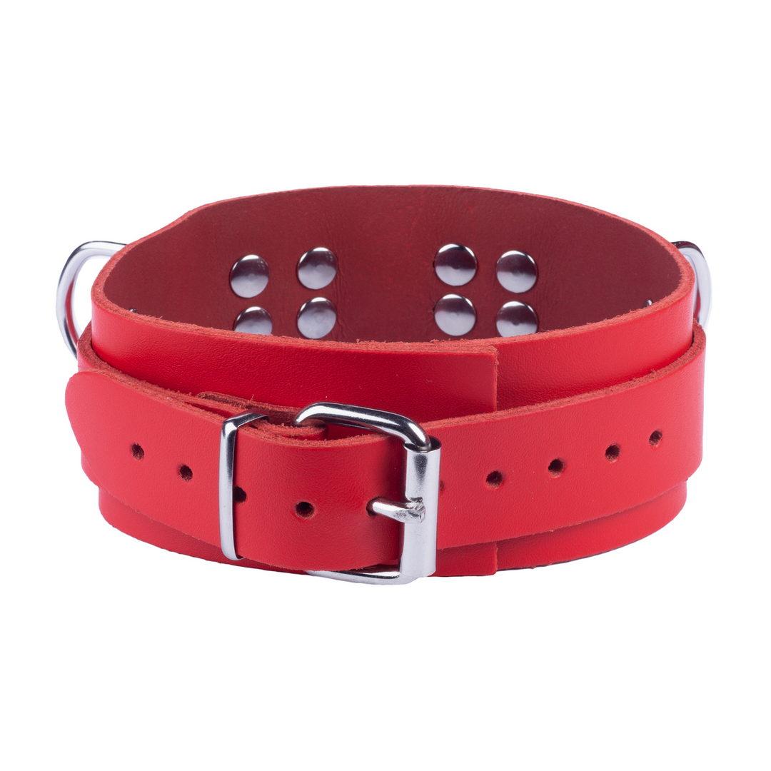 Ultra Leather Halsketting - Rood