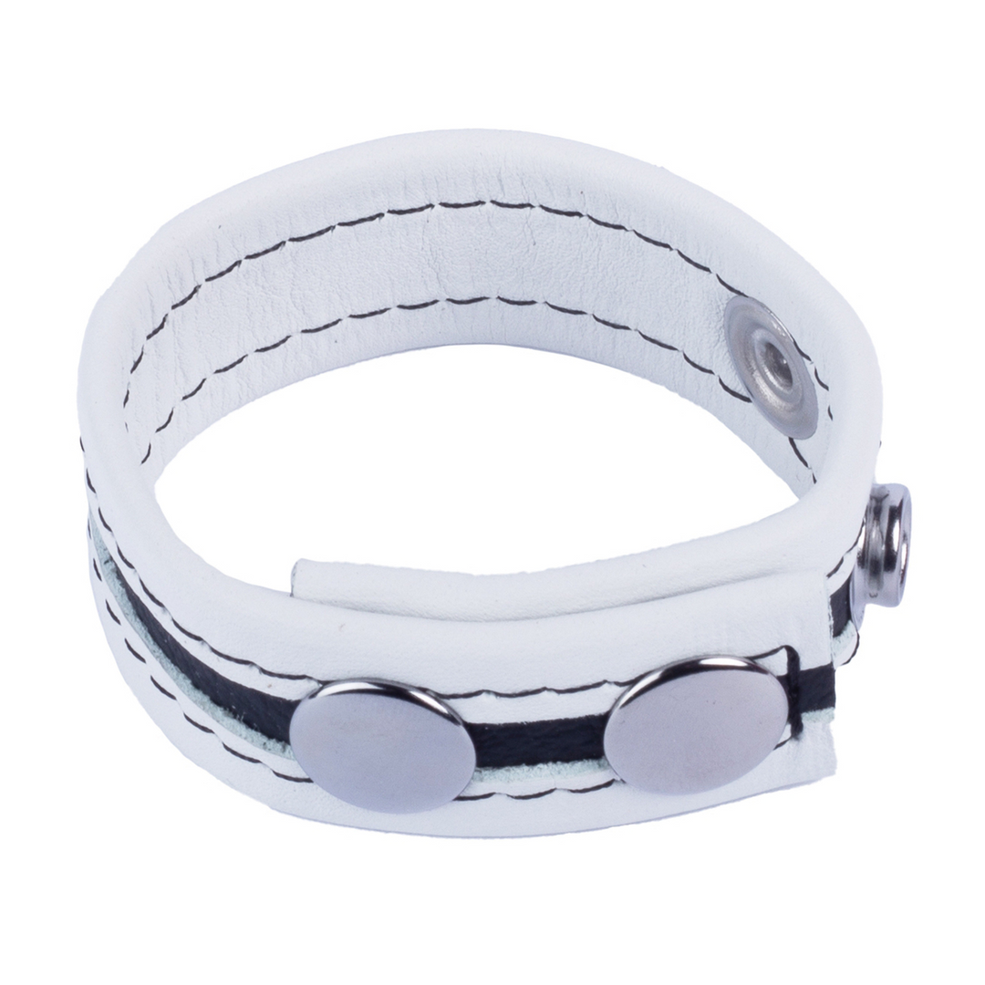 Tippy - Leren Cockring - Wit