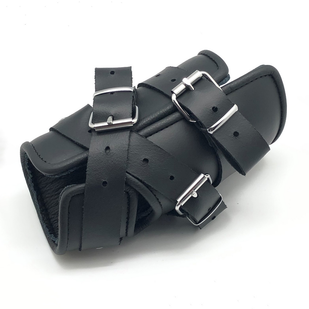Deluxe Leren Ophangband - Zwart